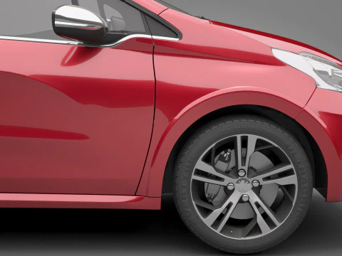 Peugeot 208 GTI 3D Model