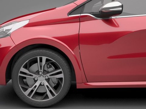 Peugeot 208 GTI 3D Model