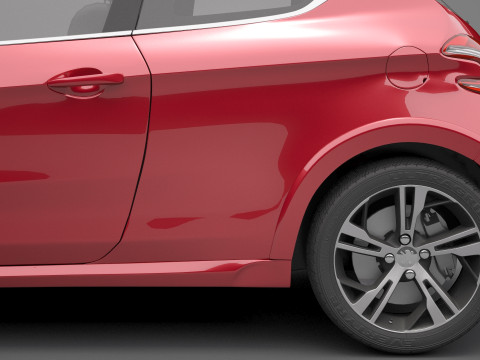 Peugeot 208 GTI 3D Model