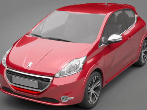 Peugeot 208 GTI 3D Model