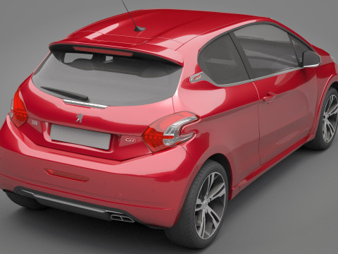 Peugeot 208 GTI 3D Model