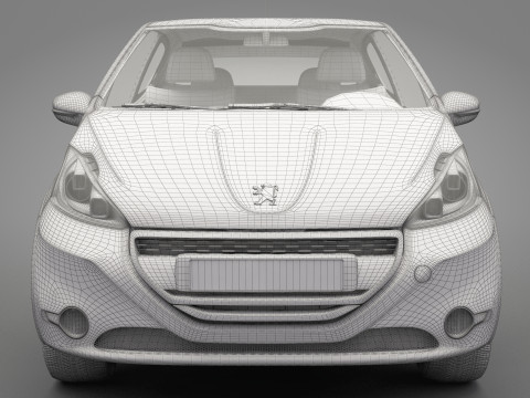 Peugeot 208 GTI 3D Model