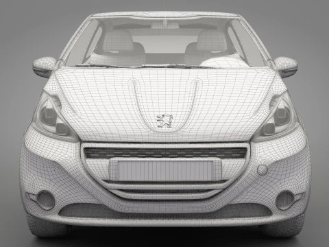 Peugeot 208 GTI 3D Model
