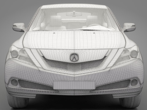 Acura ZDX 3D 模型