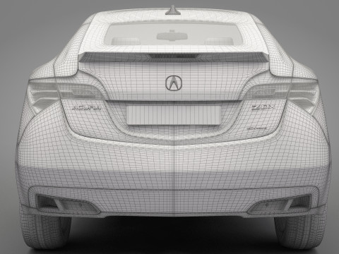Acura ZDX 3D 模型