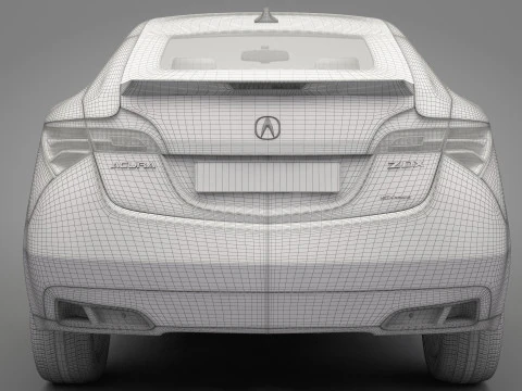 Acura ZDX 3D Model