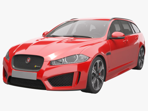Jaguar XFR-S Sportbrake 3D Model
