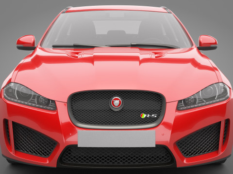 Jaguar XFR-S Sportbrake 3D Model