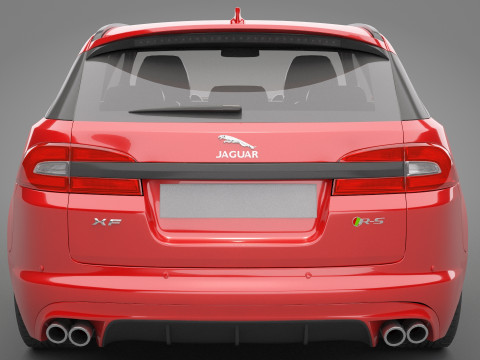 Jaguar XFR-S Sportbrake 3D Model