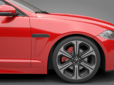 Jaguar XFR-S Sportbrake 3D Model