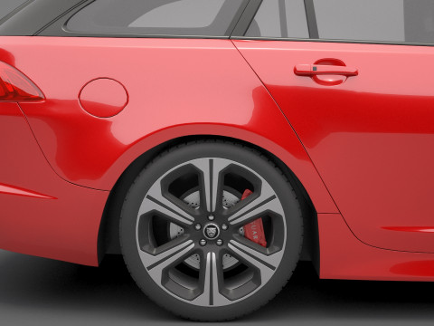Jaguar XFR-S Sportbrake 3D Model