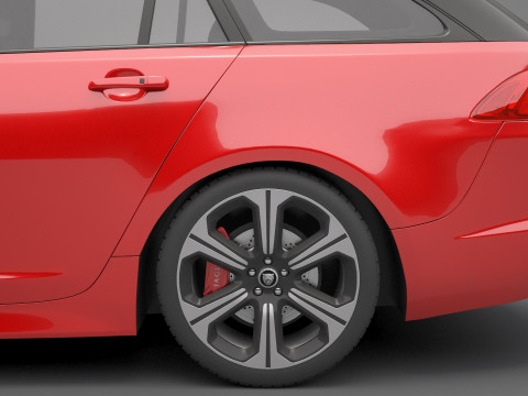 Jaguar XFR-S Sportbrake 3D Model