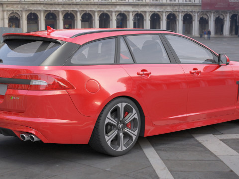 Jaguar XFR-S Sportbrake 3D Model