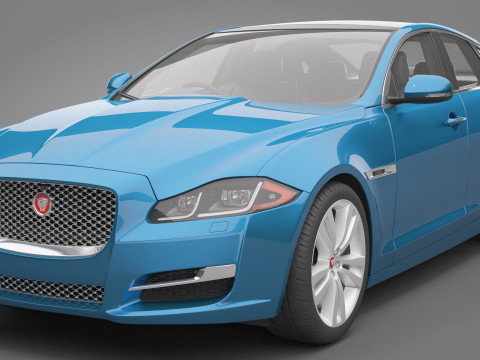 Jaguar XJ 2016 3D Model
