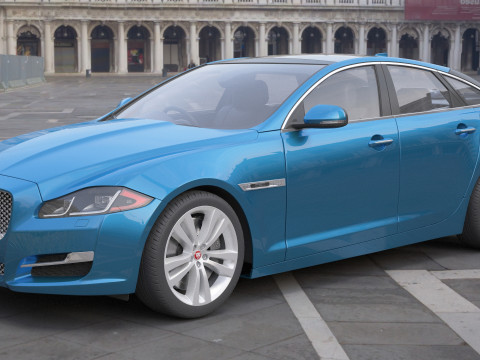 Jaguar XJ 2016 3D Model