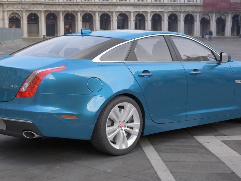 Jaguar XJ 2016 3D Model