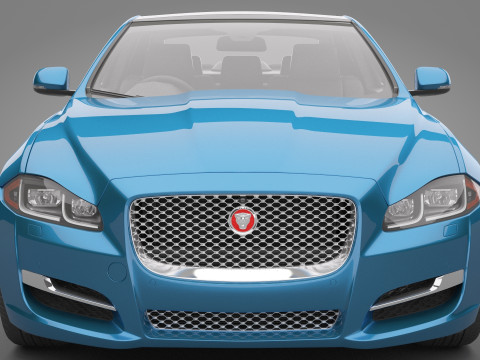 Jaguar XJ 2016 3D Model