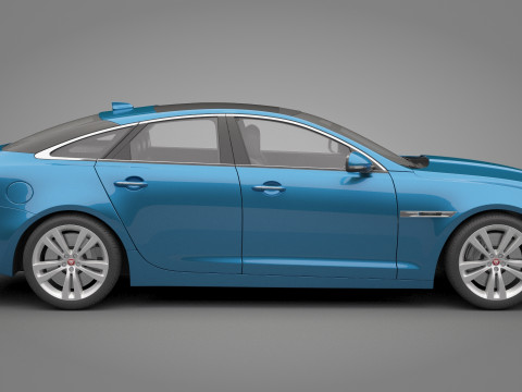 Jaguar XJ 2016 3D Model
