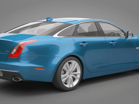 Jaguar XJ 2016 3D Model
