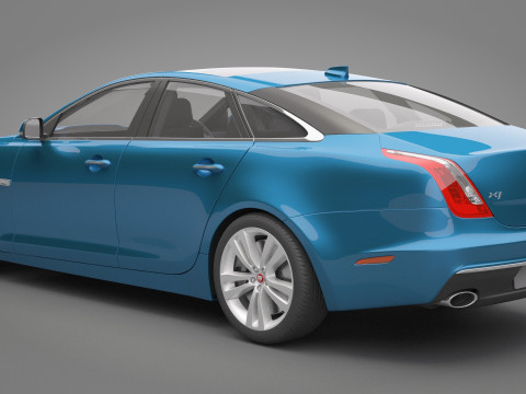 Jaguar XJ 2016 3D Model