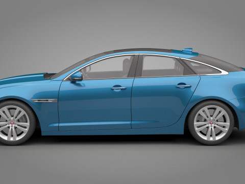 Jaguar XJ 2016 3D Model