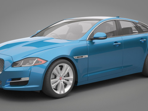 Jaguar XJ 2016 3D Model