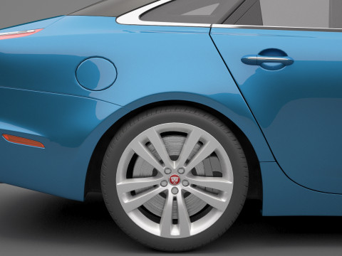 Jaguar XJ 2016 3D Model