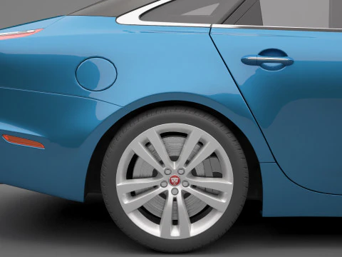 Jaguar XJ 2016 3D Model