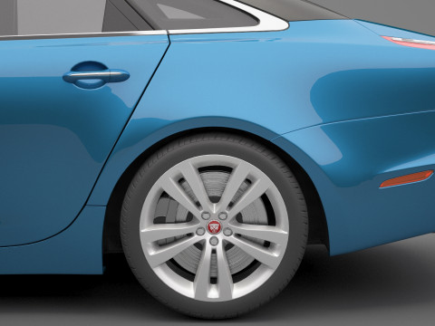 Jaguar XJ 2016 3D Model