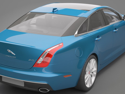 Jaguar XJ 2016 3D Model