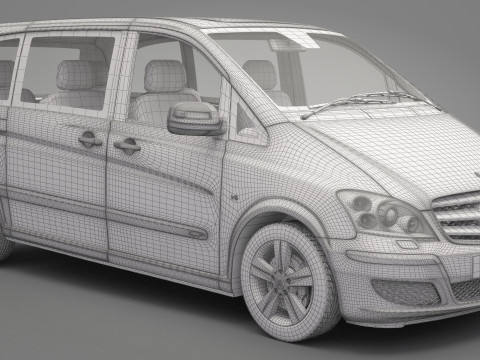 Mercedes-Benz Viano 3D Model