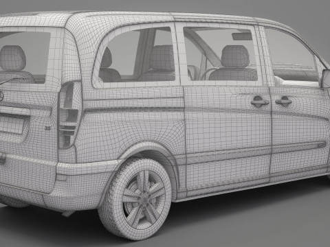 Mercedes-Benz Viano 3D Model