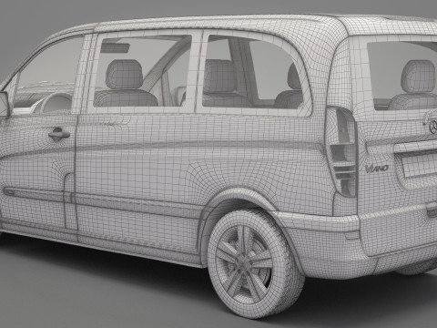 Mercedes-Benz Viano 3D Model