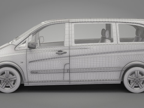 Mercedes-Benz Viano 3D Model