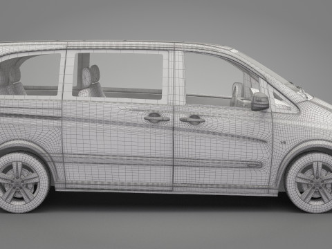 Mercedes-Benz Viano 3D Model
