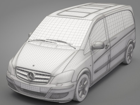 Mercedes-Benz Viano 3D Model