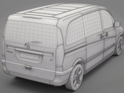 Mercedes-Benz Viano 3D Model