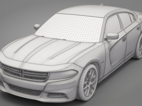 Dodge Charger 2015 3D Model