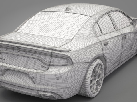 Dodge Charger 2015 3D Model