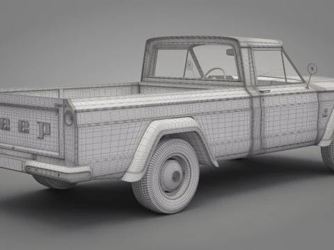 Jeep Gladiator 3D Model