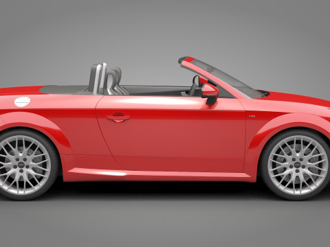 Audi TT Roadster 3D 모델