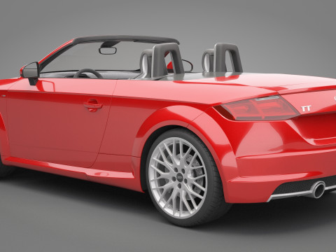 Audi TT Roadster 3D 모델
