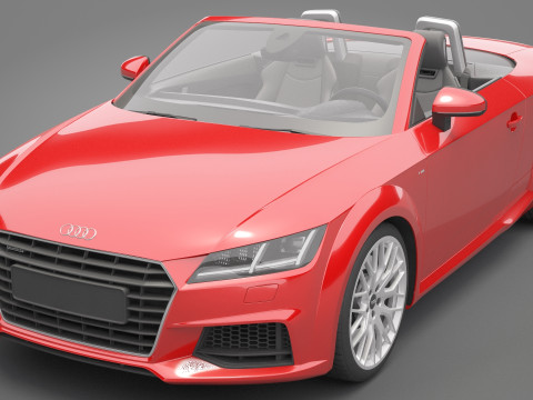 Audi TT Roadster 3D 모델