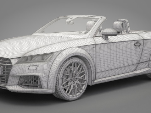 Audi TT Roadster 3D 모델