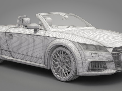 Audi TT Roadster 3D 모델