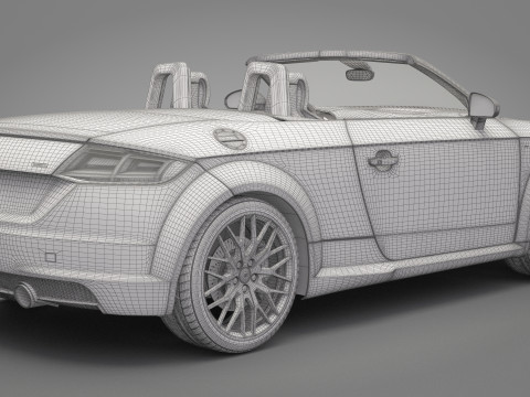 Audi TT Roadster 3D 모델
