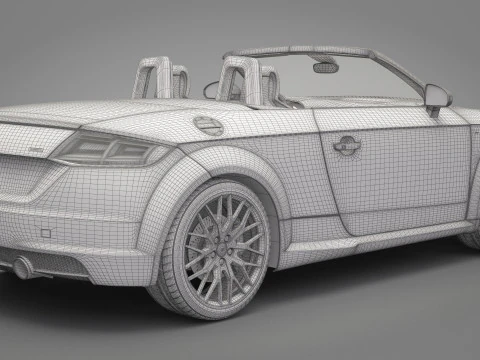 Audi TT Roadster Modelo 3D
