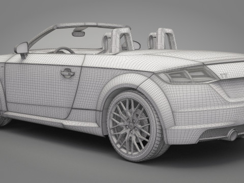 Audi TT Roadster 3D 모델
