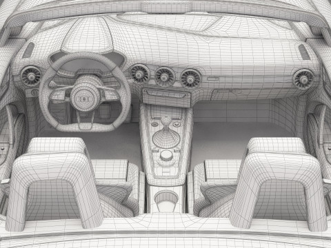 Audi TT Roadster 3D 모델