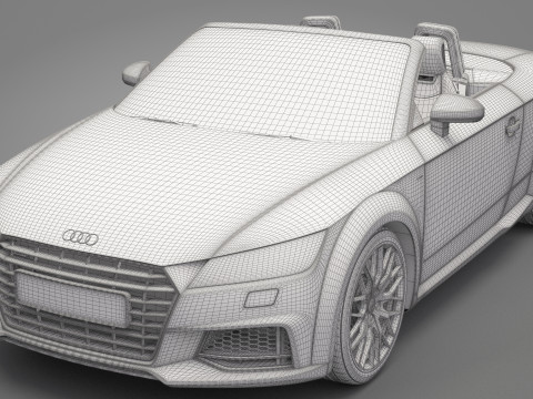Audi TT Roadster 3D 모델
